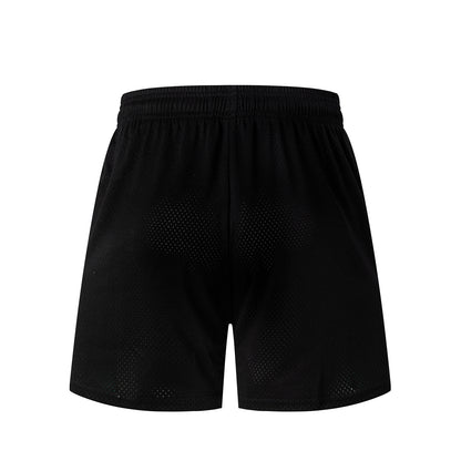 Black Streetwear Chiefs Shorts Quick Dry Loose Fit Breathable Elastic Waist Summer Casual Shorts EES15