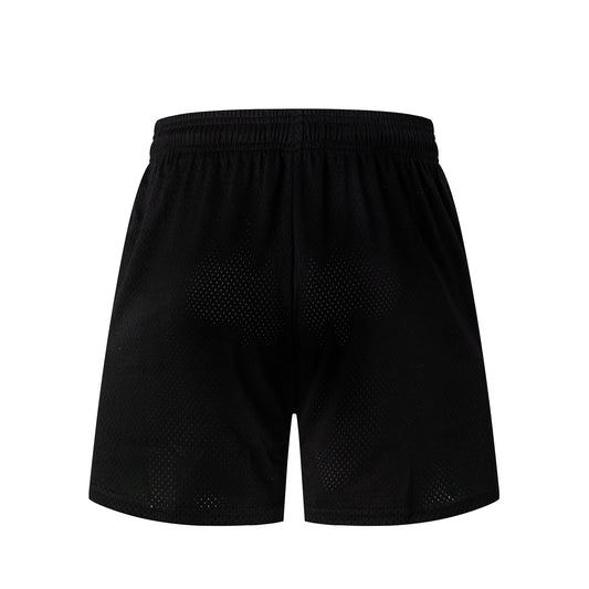 Black Streetwear Chiefs Shorts Quick Dry Loose Fit Breathable Elastic Waist Summer Casual Shorts EES15