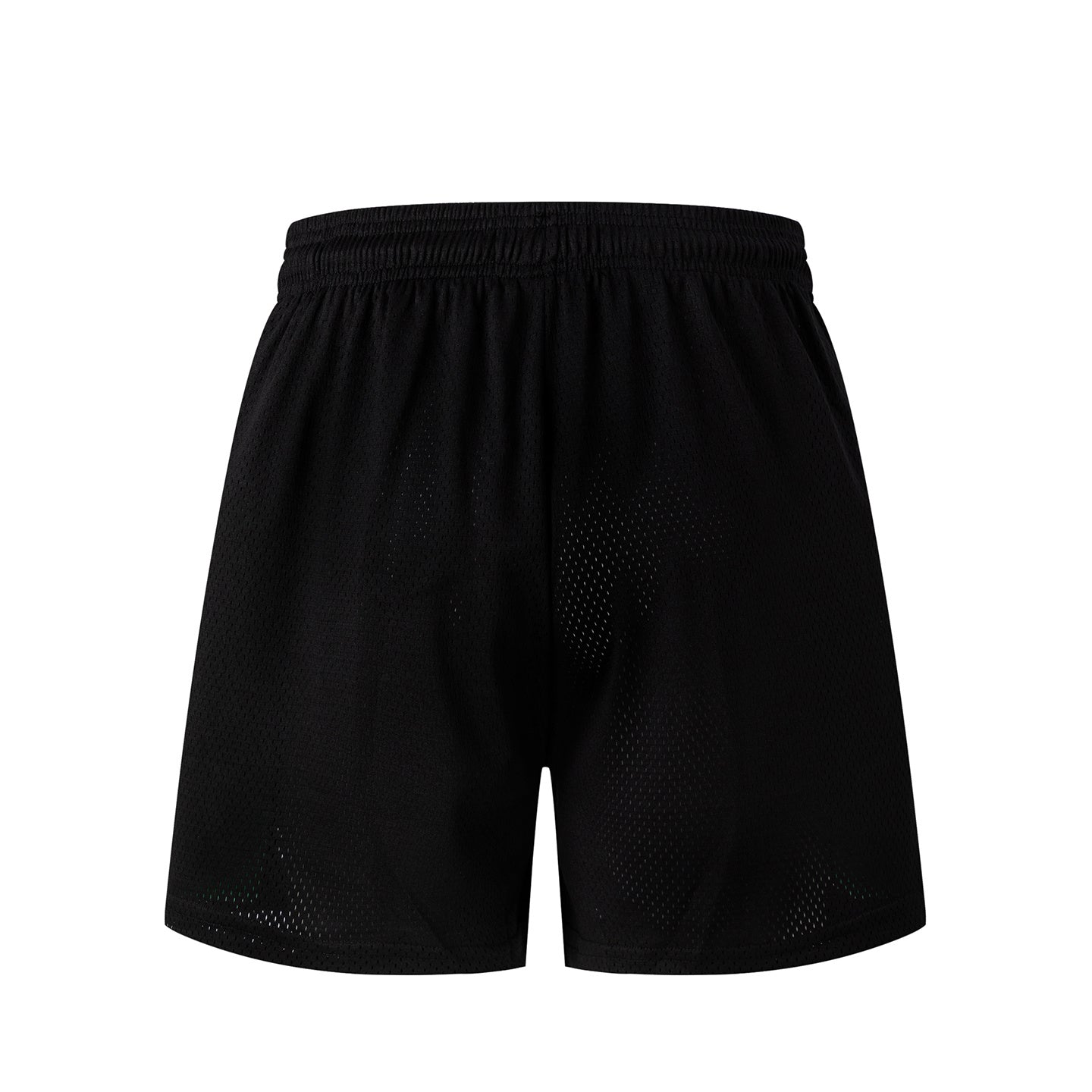 Black Streetwear Shorts Orange Letter Print Loose Fit Breathable Elastic Waist Summer Casual Shorts EES20