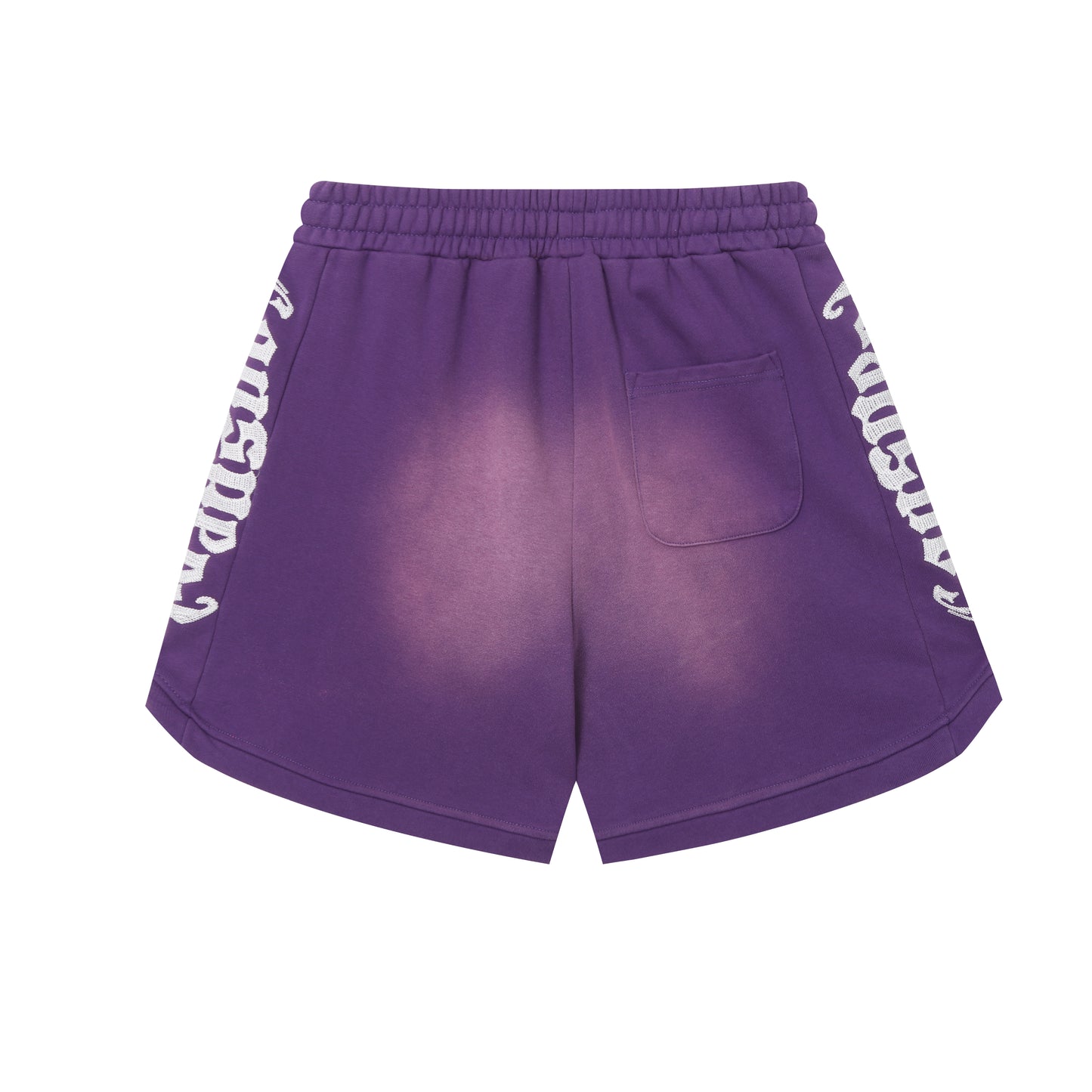 Vintage Street Style Washed Embroidered Letter Drawstring Shorts Loose Fit Unisex Streetwear Casual Shorts G0001