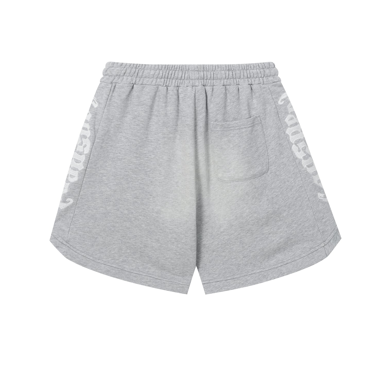 Vintage Street Style Washed Embroidered Letter Drawstring Shorts Loose Fit Unisex Streetwear Casual Shorts G0001