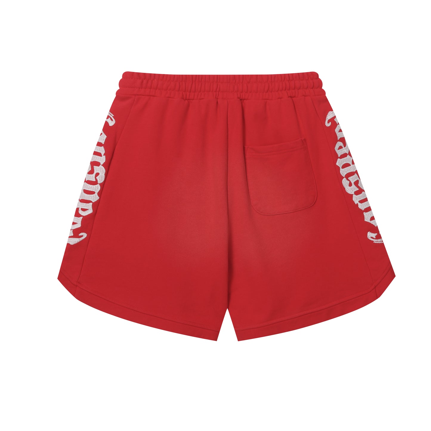 Vintage Street Style Washed Embroidered Letter Drawstring Shorts Loose Fit Unisex Streetwear Casual Shorts G0001