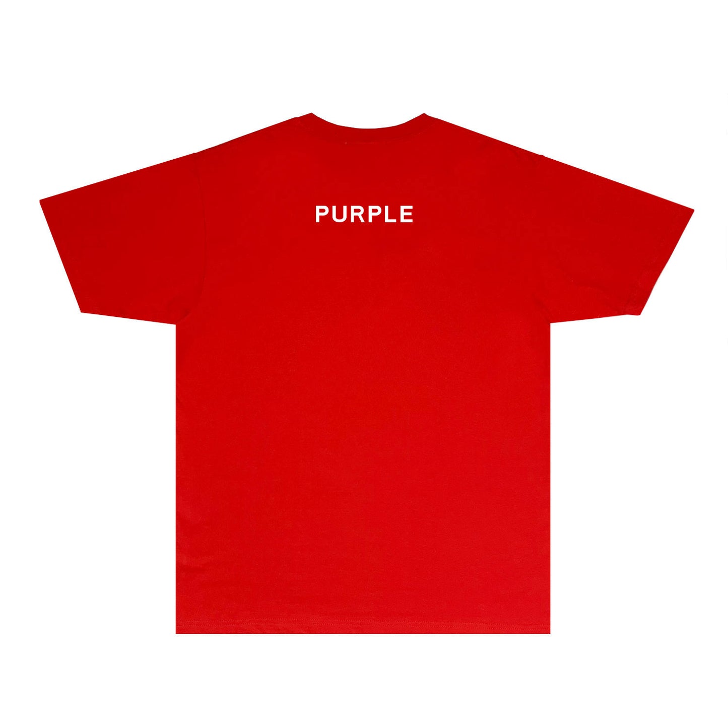 Purple P Letter Graphic T Shirt Short Sleeve Casual Streetwear Tee PUR010