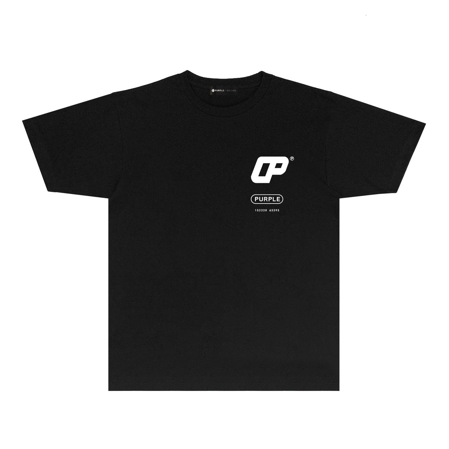 Purple Number Logo Graphic T Shirt Short Sleeve Casual Streetwear Tee PUR026