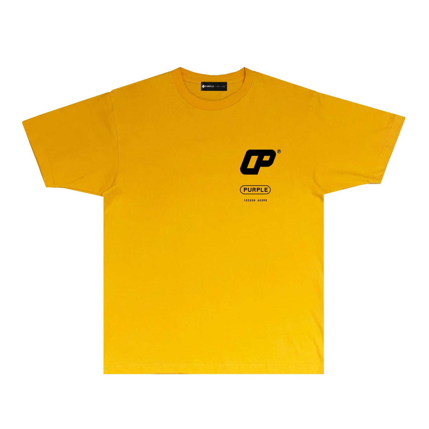 Purple Number Logo Graphic T Shirt Short Sleeve Casual Streetwear Tee PUR026