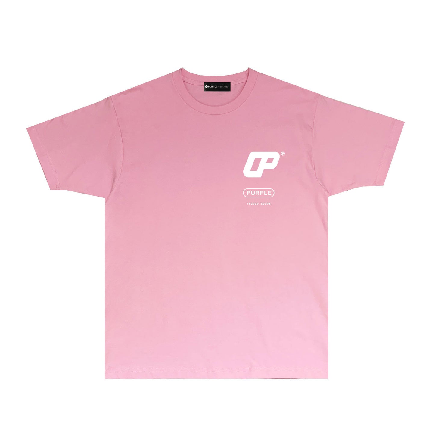 Purple Number Logo Graphic T Shirt Short Sleeve Casual Streetwear Tee PUR026