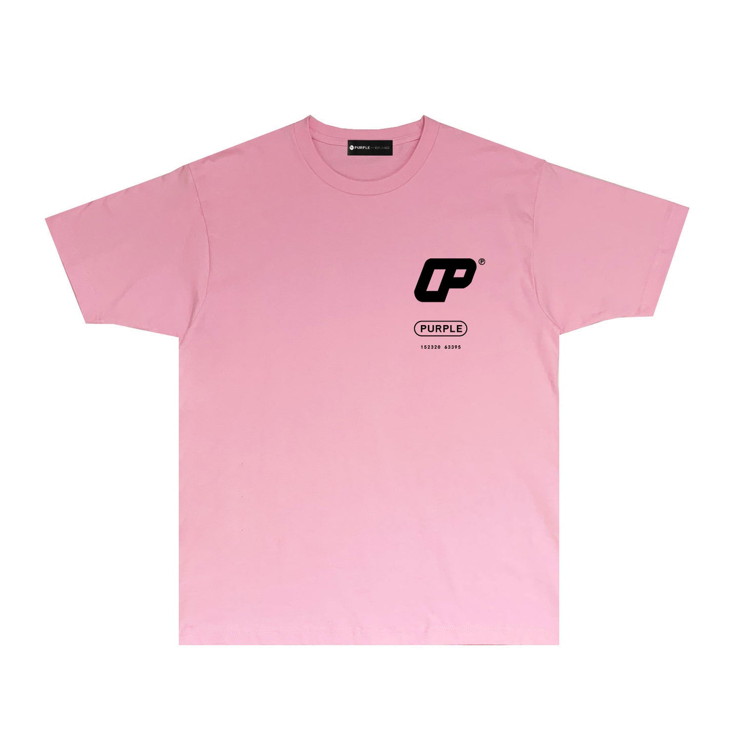 Purple Number Logo Graphic T Shirt Short Sleeve Casual Streetwear Tee PUR026