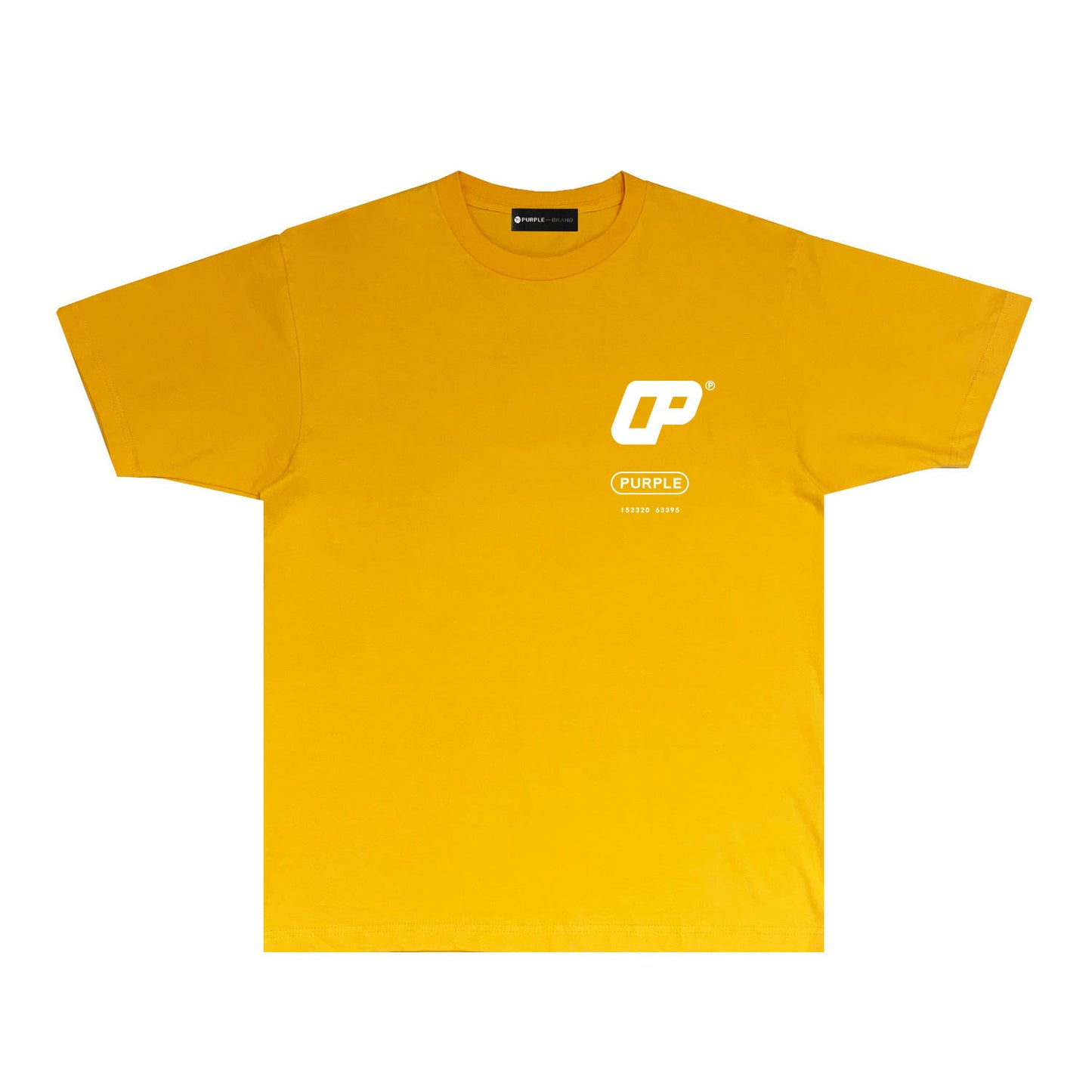Purple Number Logo Graphic T Shirt Short Sleeve Casual Streetwear Tee PUR026
