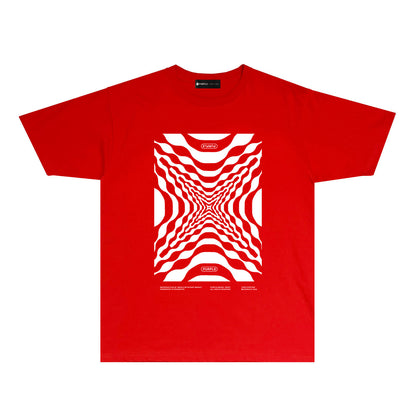Purple Perspective Graphic T Shirt Short Sleeve Casual Streetwear Tee PUR037