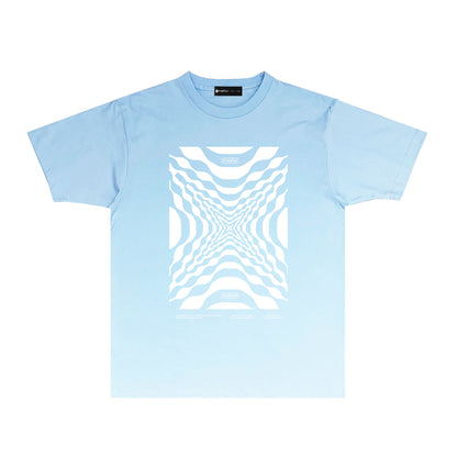 Purple Perspective Graphic T Shirt Short Sleeve Casual Streetwear Tee PUR037