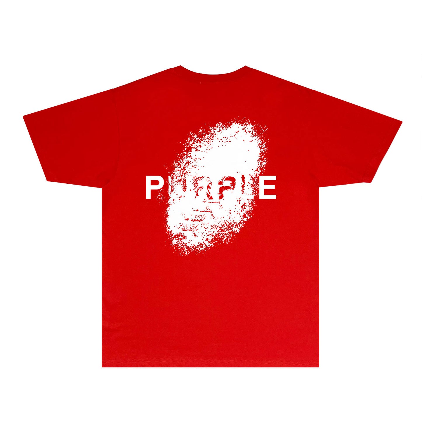 Purple Tire Track Graphic T-Shirt Short Sleeve Casual Streetwear Tee PUR042