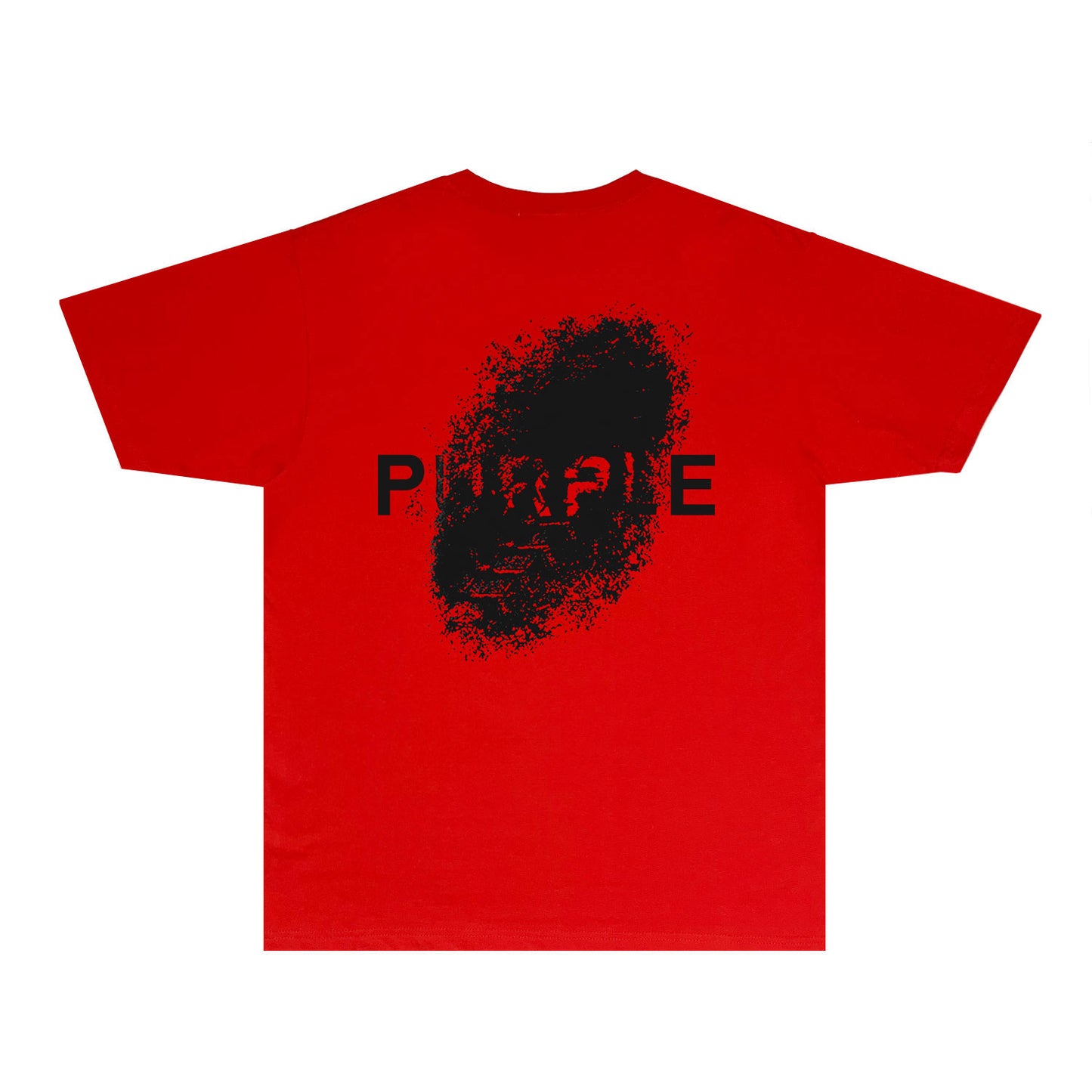 Purple Tire Track Graphic T-Shirt Short Sleeve Casual Streetwear Tee PUR042