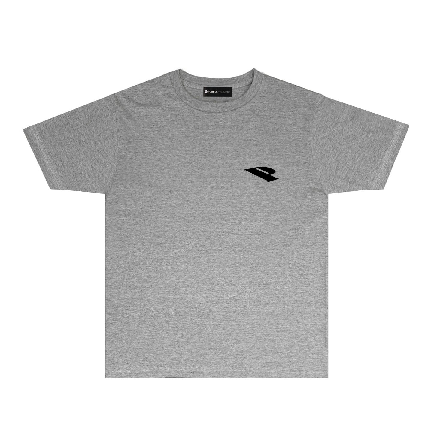 Purple Black Ink Tree Graphic T-Shirt Short Sleeve Casual Streetwear Tee PUR045