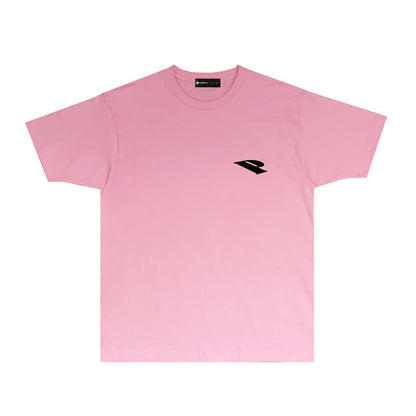 Purple Black Ink Tree Graphic T-Shirt Short Sleeve Casual Streetwear Tee PUR045