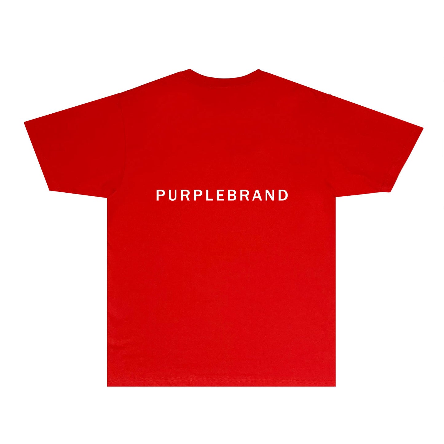 Purple Thin Letter Graphic T-Shirt Short Sleeve Casual Streetwear Tee PUR050