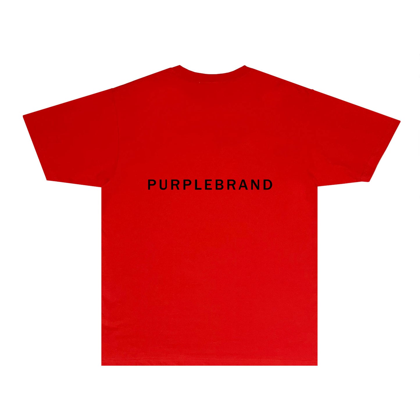 Purple Thin Letter Graphic T-Shirt Short Sleeve Casual Streetwear Tee PUR050