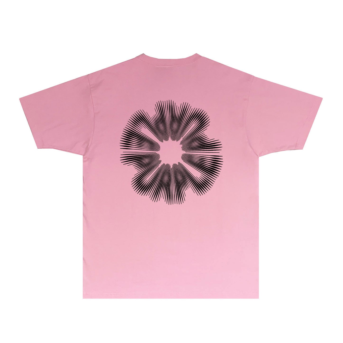 Purple Phantom Letter Graphic T-Shirt Short Sleeve Casual Streetwear Tee PUR055