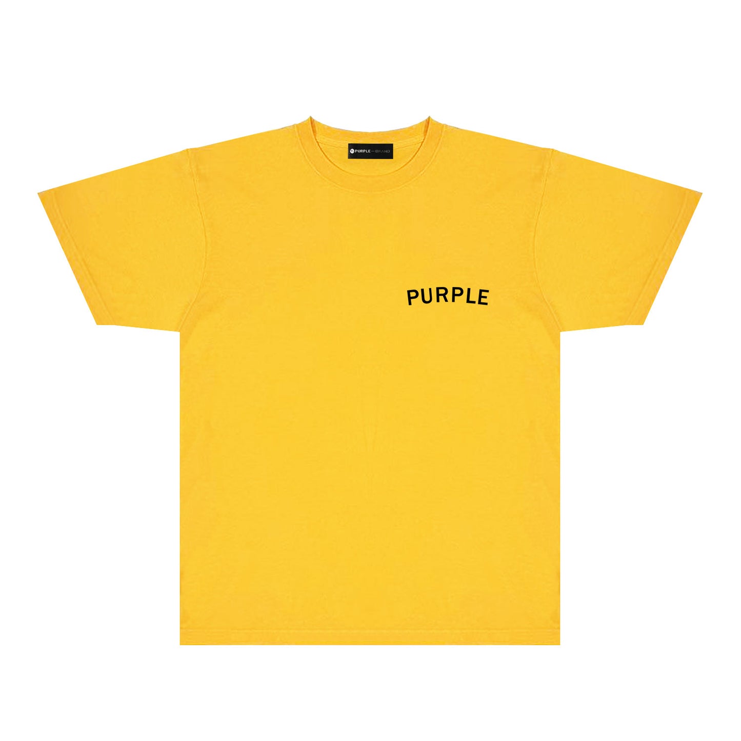 Purple Oversized Letter Graphic T-Shirt Short Sleeve Casual Streetwear Tee PUR083