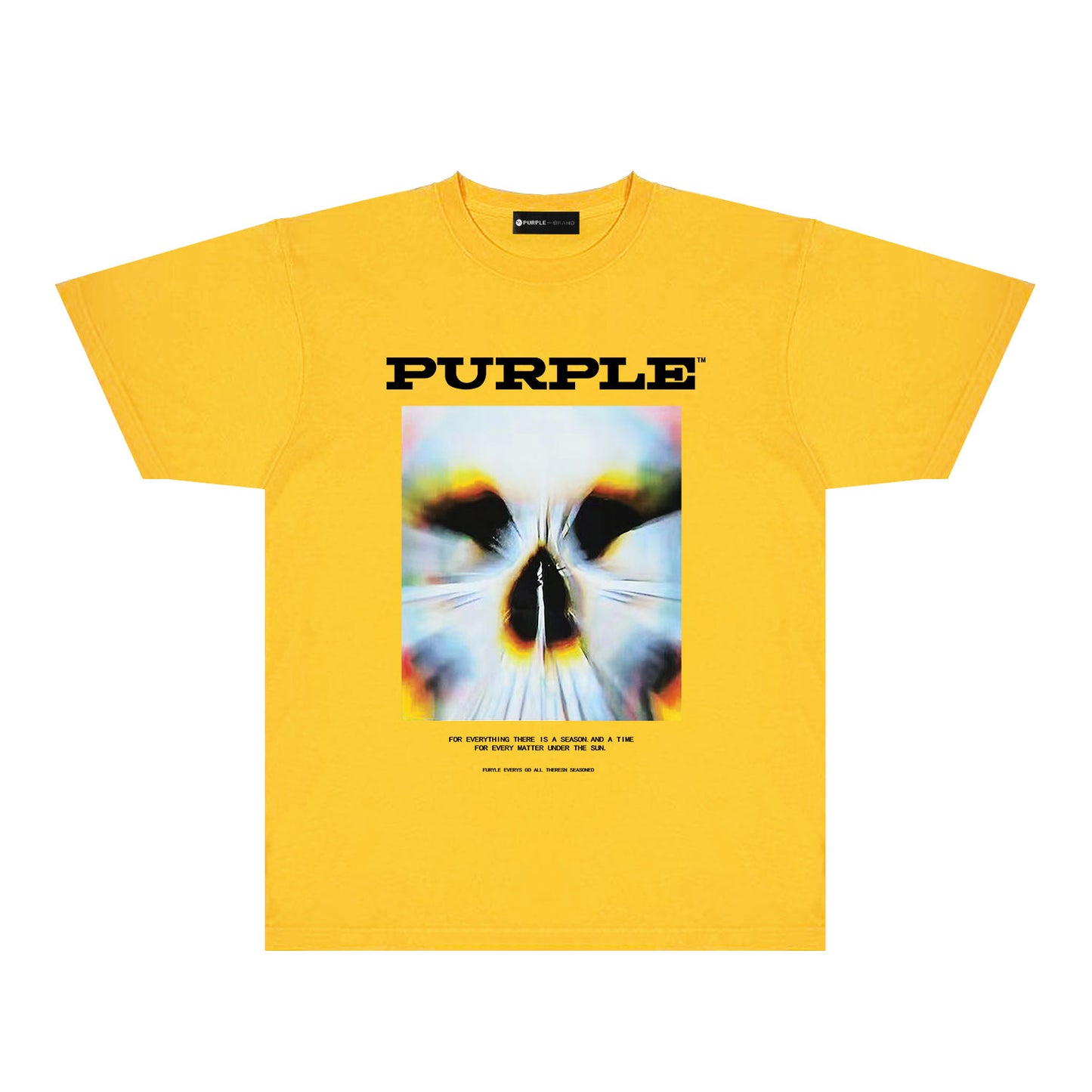Purple Abstract Cute Pet Graphic T-Shirt Short Sleeve Casual Streetwear Tee PUR091