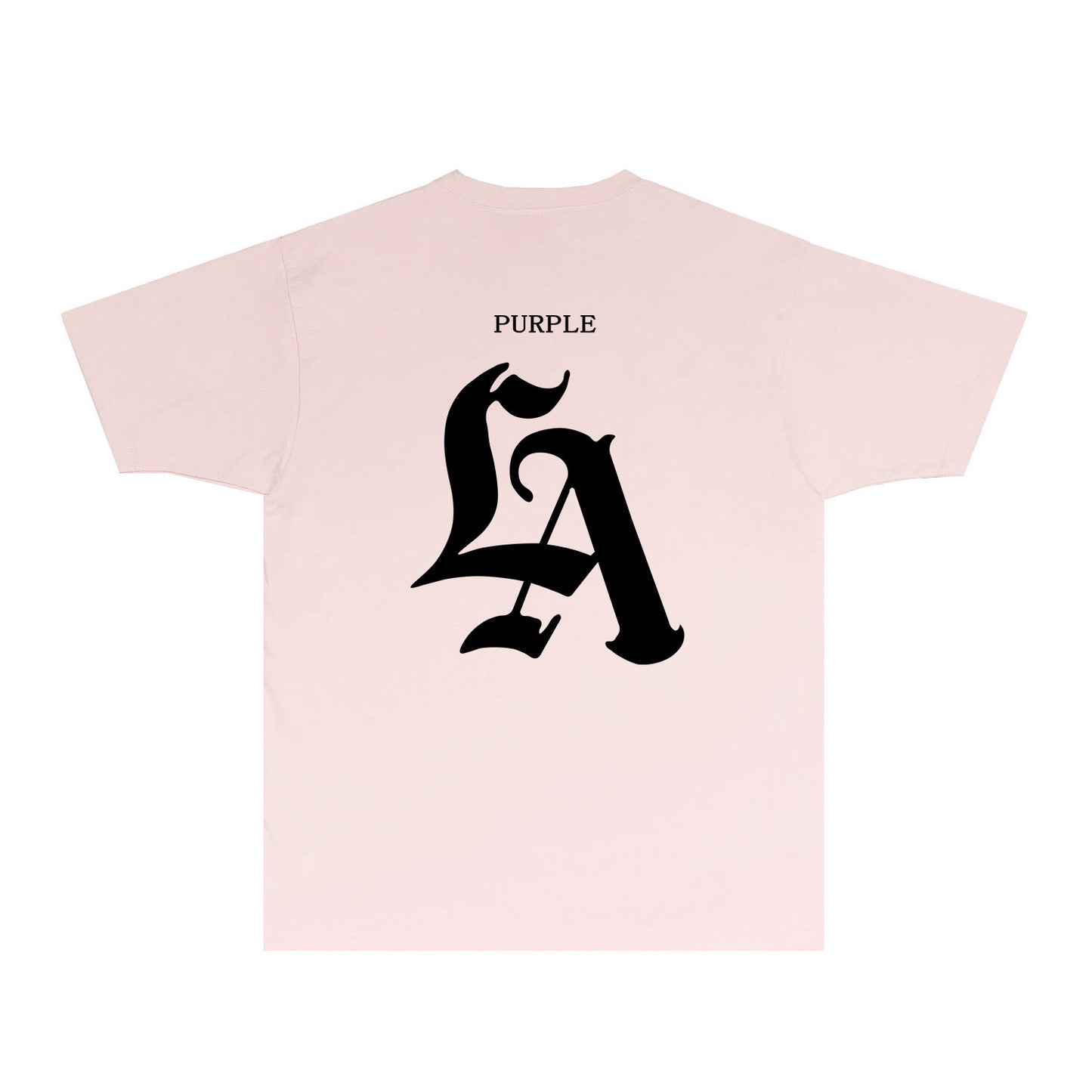 Purple Artistic Typography Graphic T-Shirt Short Sleeve Casual Streetwear Tee PUR095
