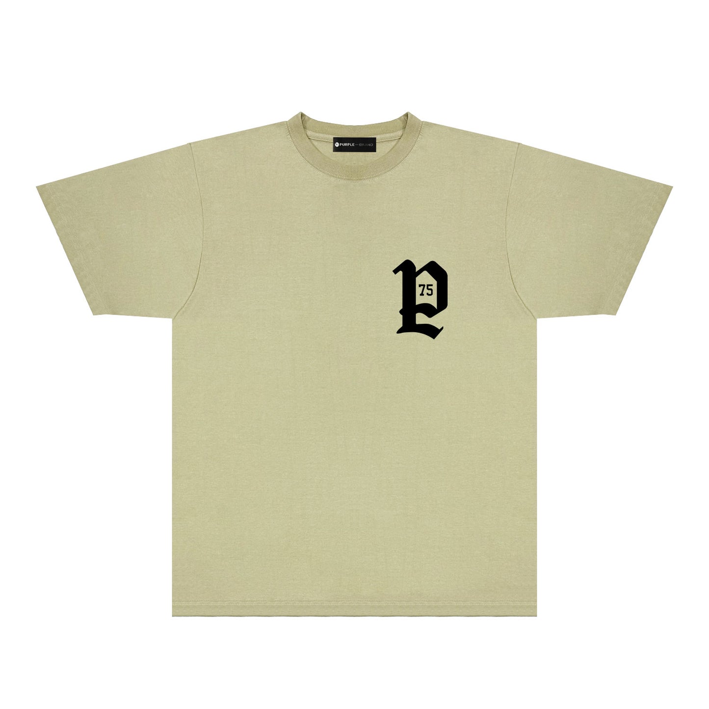 Purple Artistic Typography Graphic T-Shirt Short Sleeve Casual Streetwear Tee PUR095