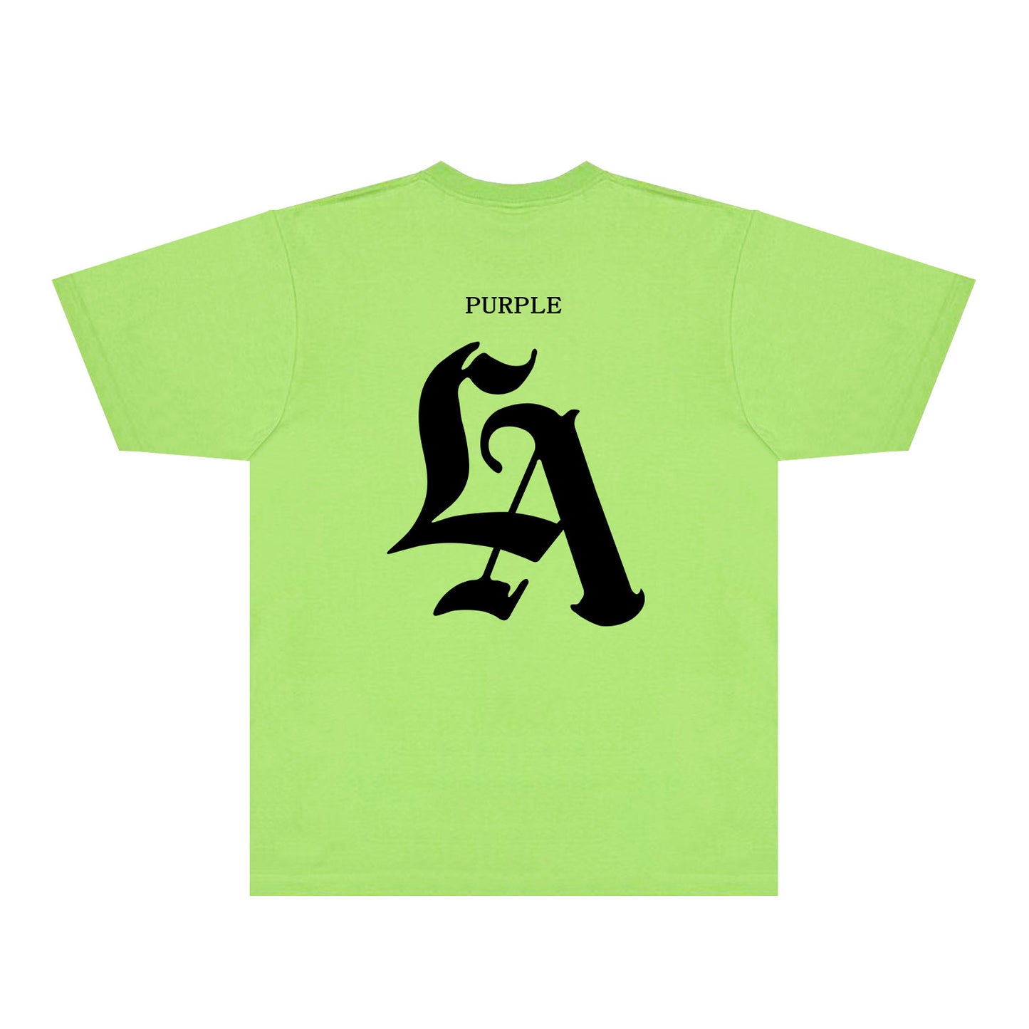 Purple Artistic Typography Graphic T-Shirt Short Sleeve Casual Streetwear Tee PUR095