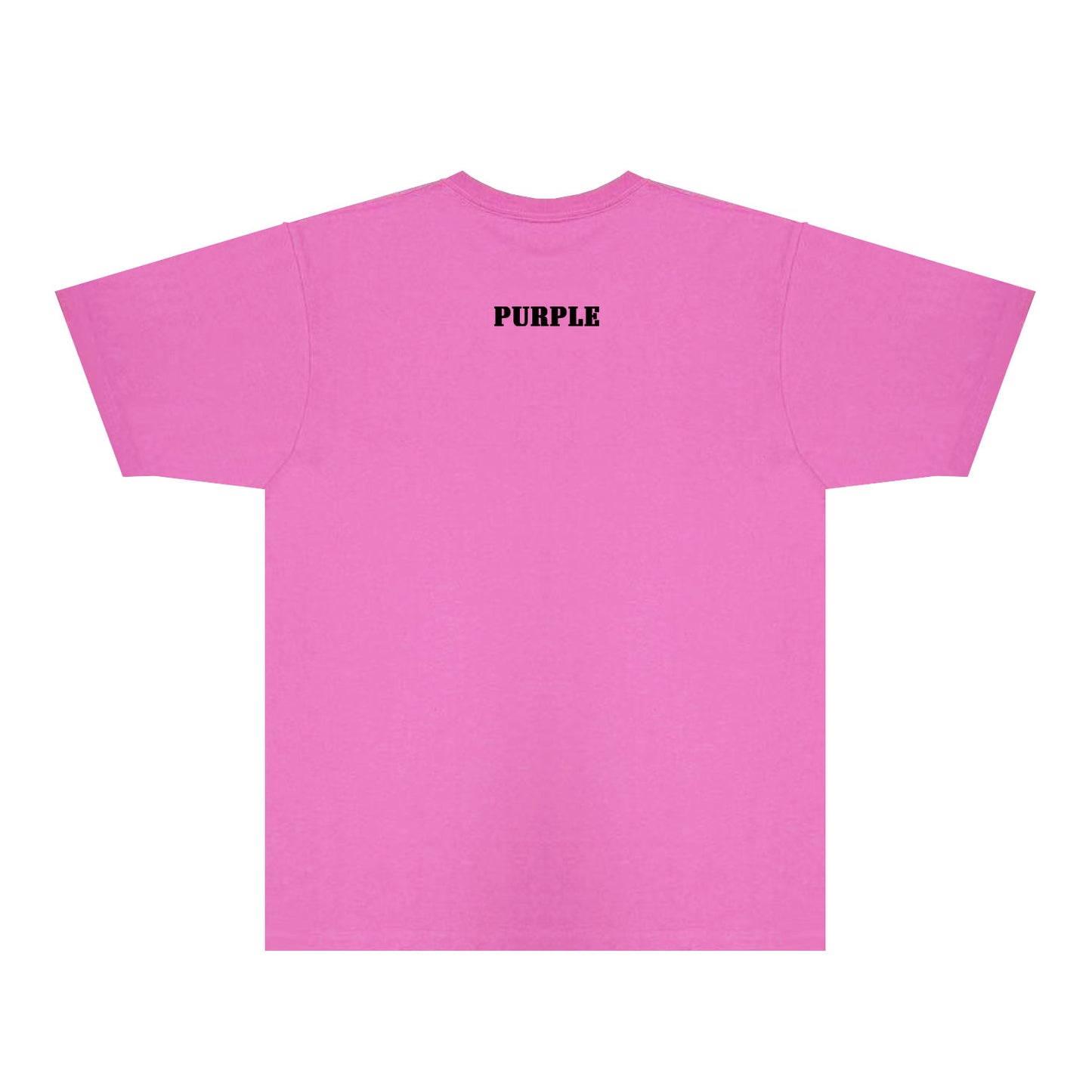 Purple Golden Rose Graphic T-Shirt Short Sleeve Casual Streetwear Tee PUR096