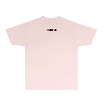 Purple Golden Rose Graphic T-Shirt Short Sleeve Casual Streetwear Tee PUR096