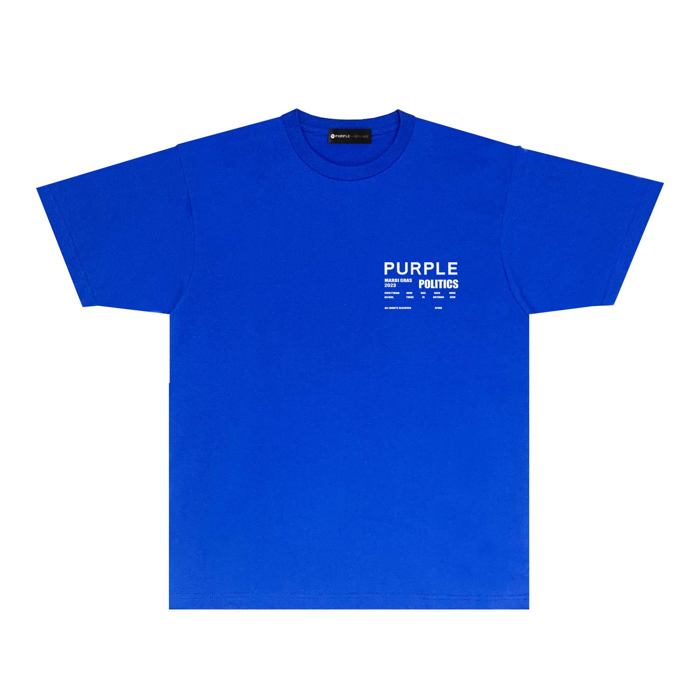 Purple Locomotive Graphic T-Shirt Short Sleeve Casual Streetwear Tee PUR098