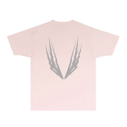 Purple Antler Graphic T-Shirt Short Sleeve Casual Streetwear Tee PUR100