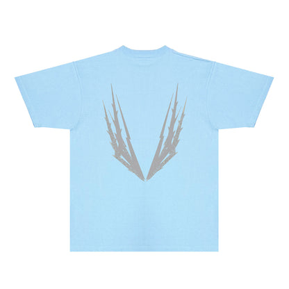 Purple Antler Graphic T-Shirt Short Sleeve Casual Streetwear Tee PUR100