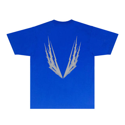 Purple Antler Graphic T-Shirt Short Sleeve Casual Streetwear Tee PUR100