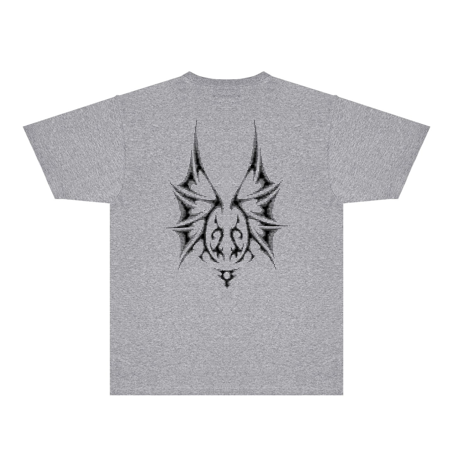 Purple Dotted Bat Graphic T-Shirt Short Sleeve Casual Streetwear Tee PUR116
