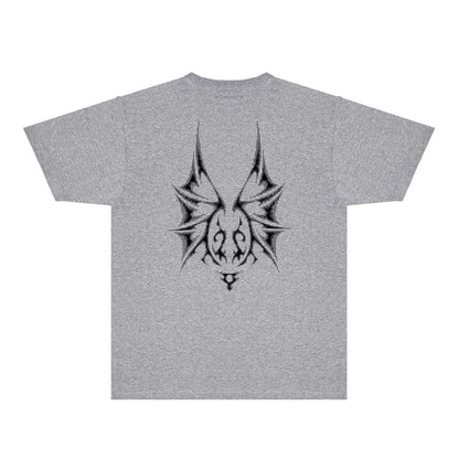 Purple Dotted Bat Graphic T-Shirt Short Sleeve Casual Streetwear Tee PUR116