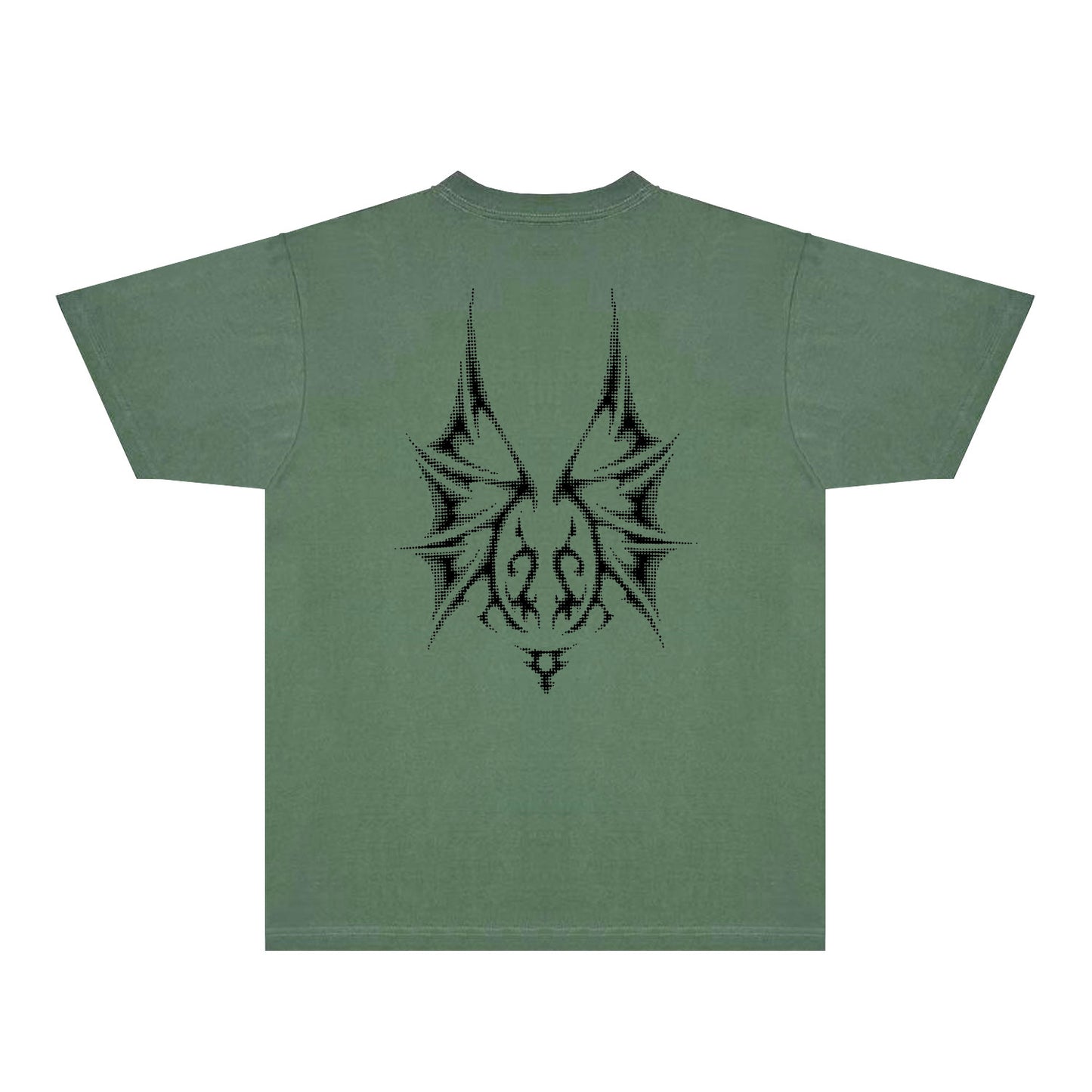 Purple Dotted Bat Graphic T-Shirt Short Sleeve Casual Streetwear Tee PUR116