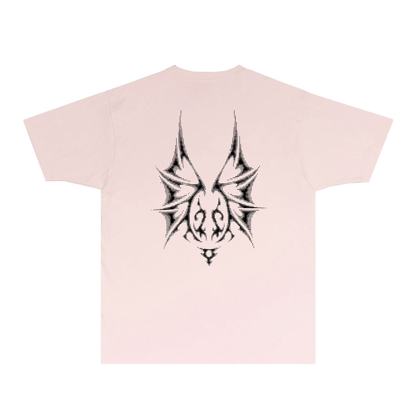 Purple Dotted Bat Graphic T-Shirt Short Sleeve Casual Streetwear Tee PUR116
