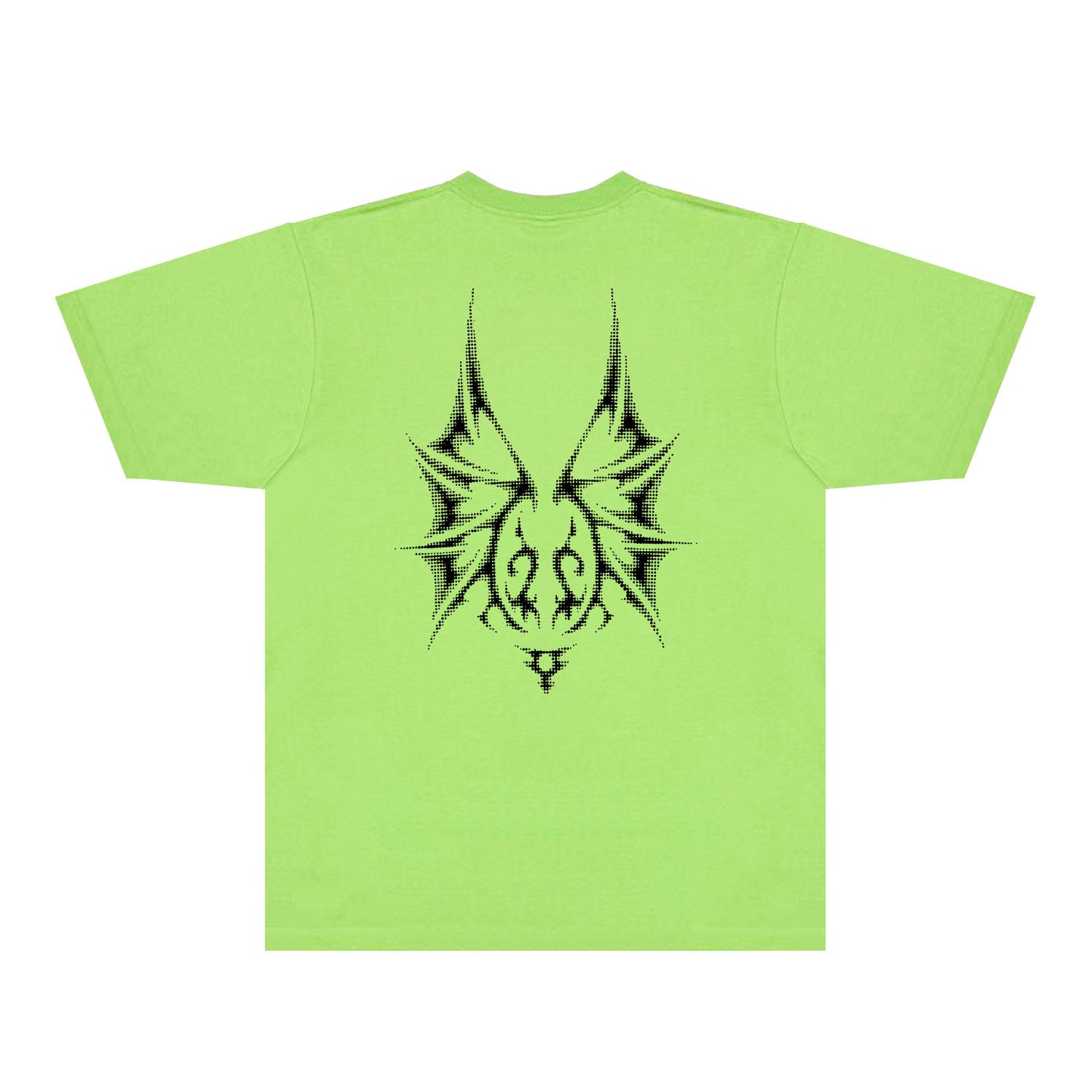 Purple Dotted Bat Graphic T-Shirt Short Sleeve Casual Streetwear Tee PUR116