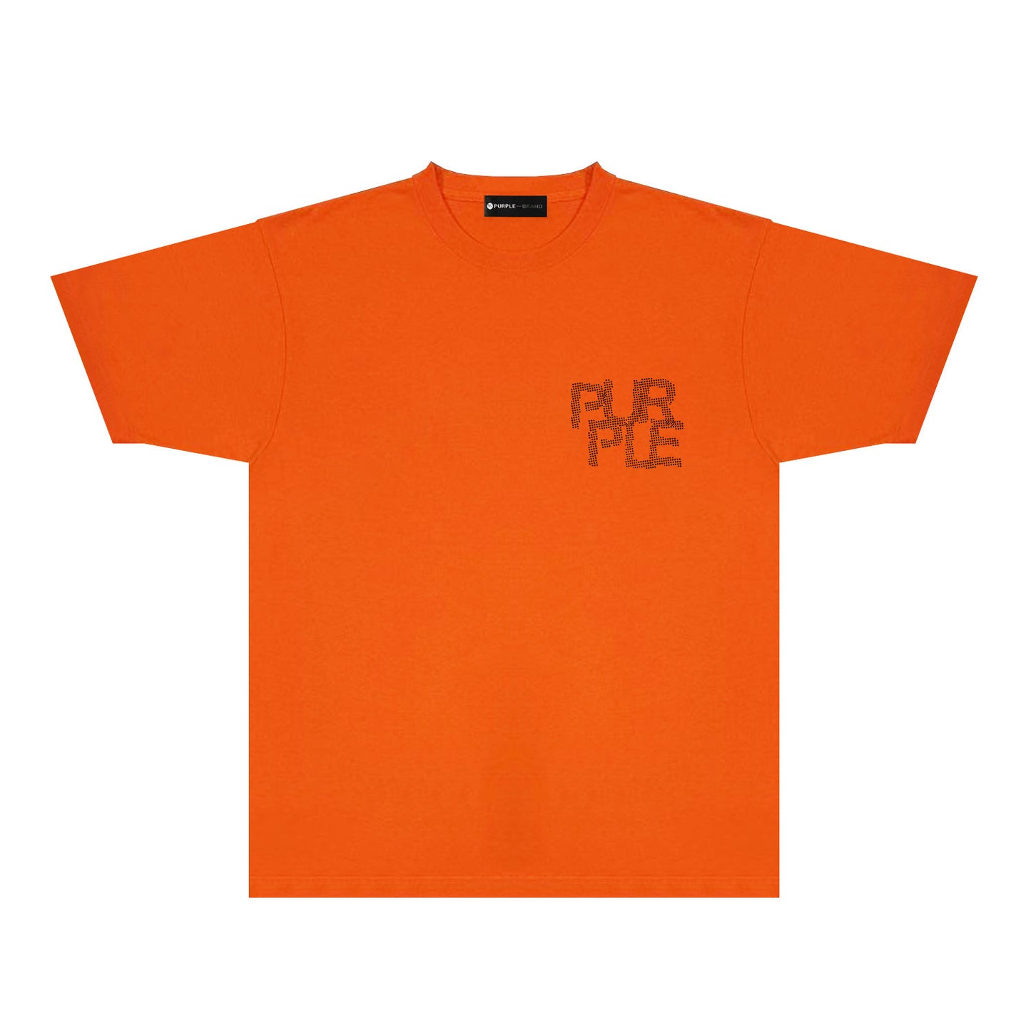 Purple Dotted Bat Graphic T-Shirt Short Sleeve Casual Streetwear Tee PUR116