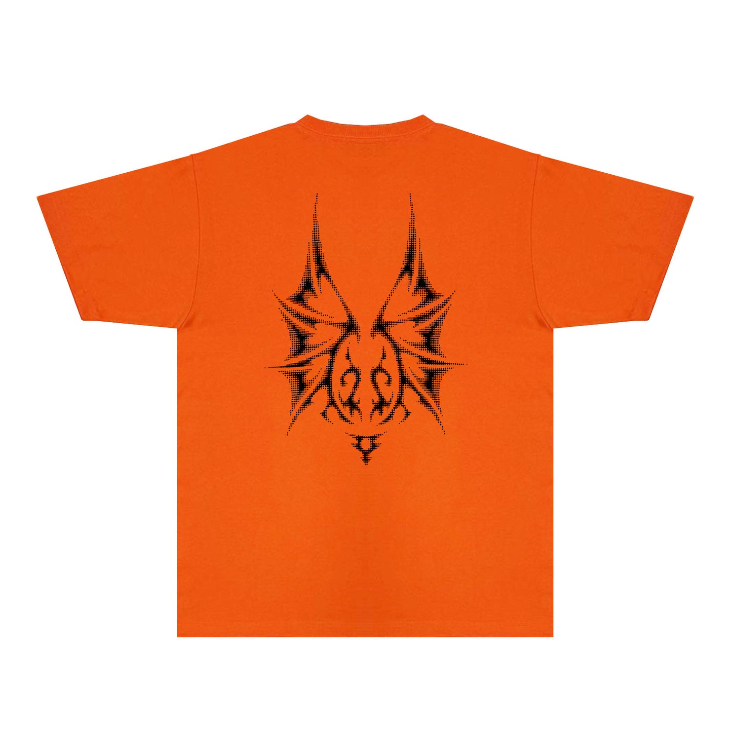 Purple Dotted Bat Graphic T-Shirt Short Sleeve Casual Streetwear Tee PUR116