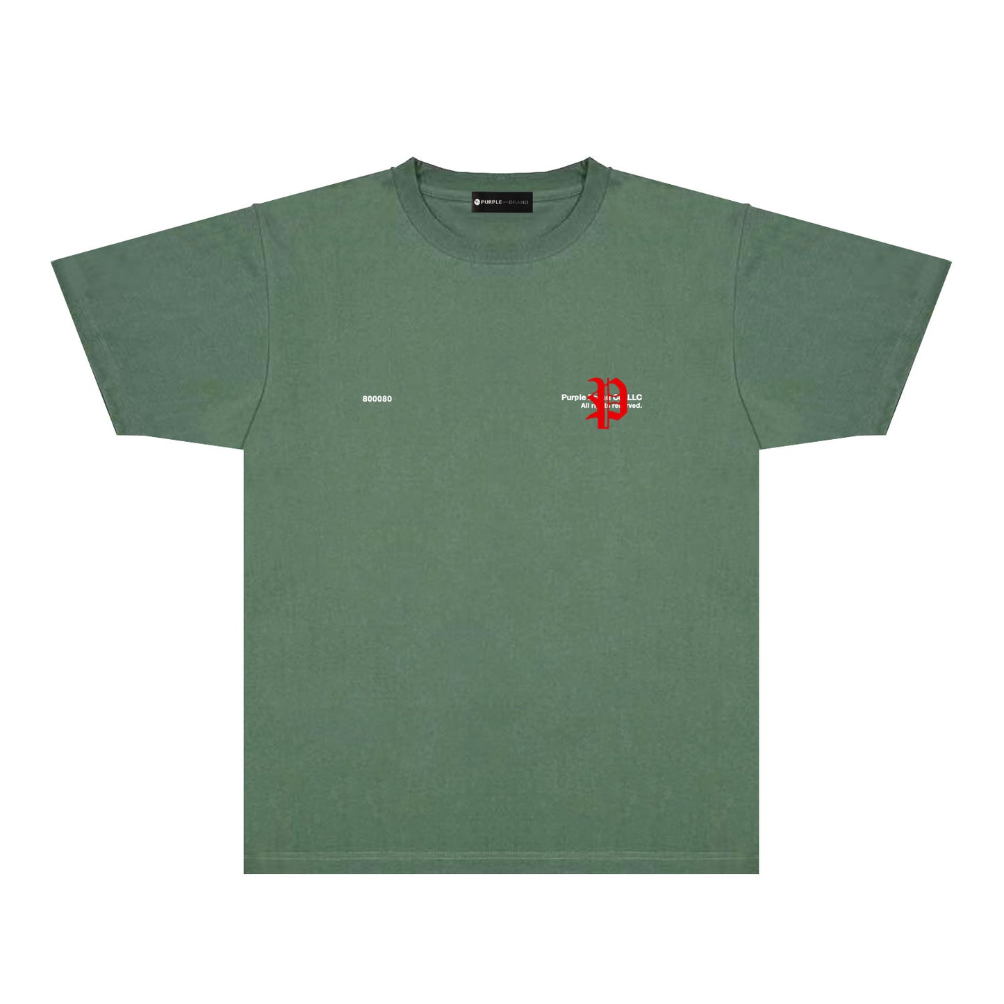 Purple Red Sanskrit Letter Graphic T-Shirt Short Sleeve Casual Streetwear Tee PUR117