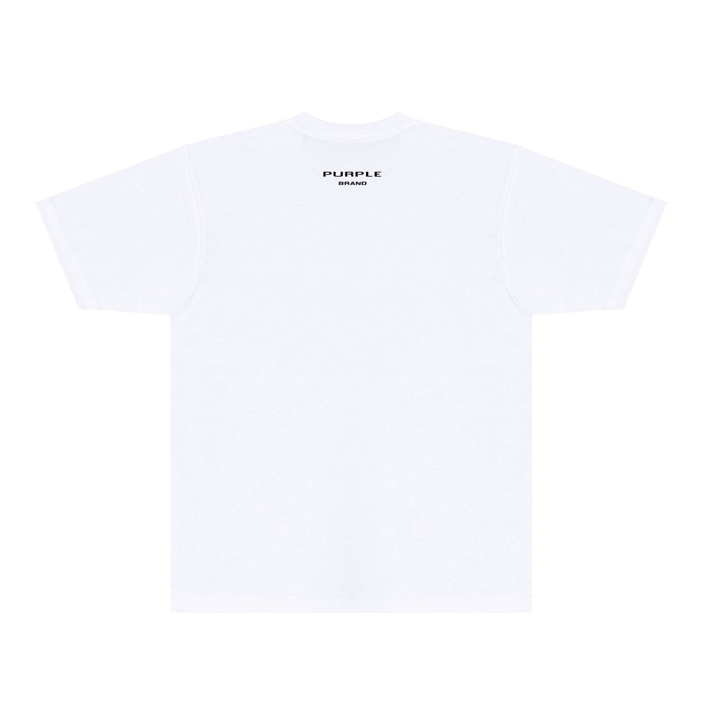 Purple Cutout Small Letter Graphic T-Shirt Short Sleeve Casual Streetwear Tee PUR127A