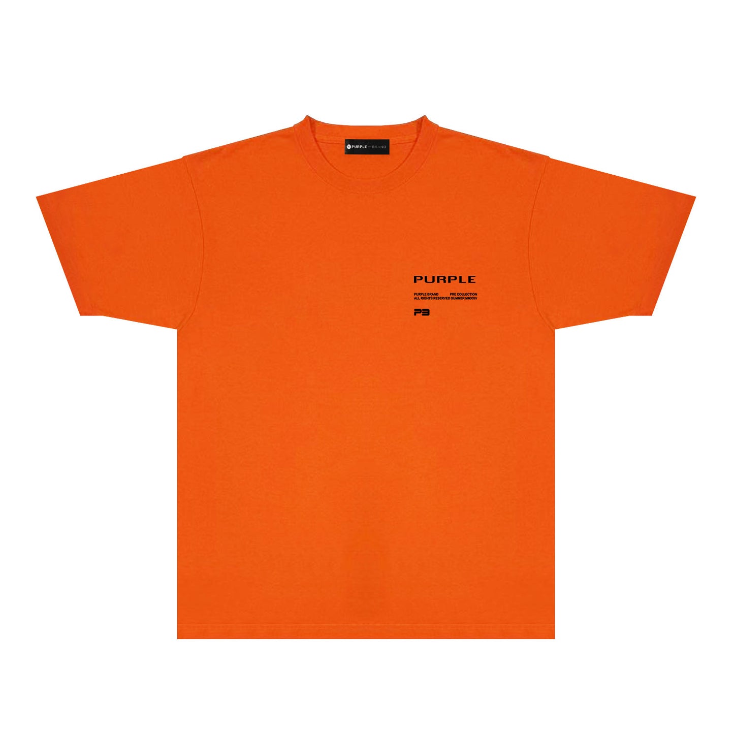 Purple Cutout Small Letter Graphic T-Shirt Short Sleeve Casual Streetwear Tee PUR127A
