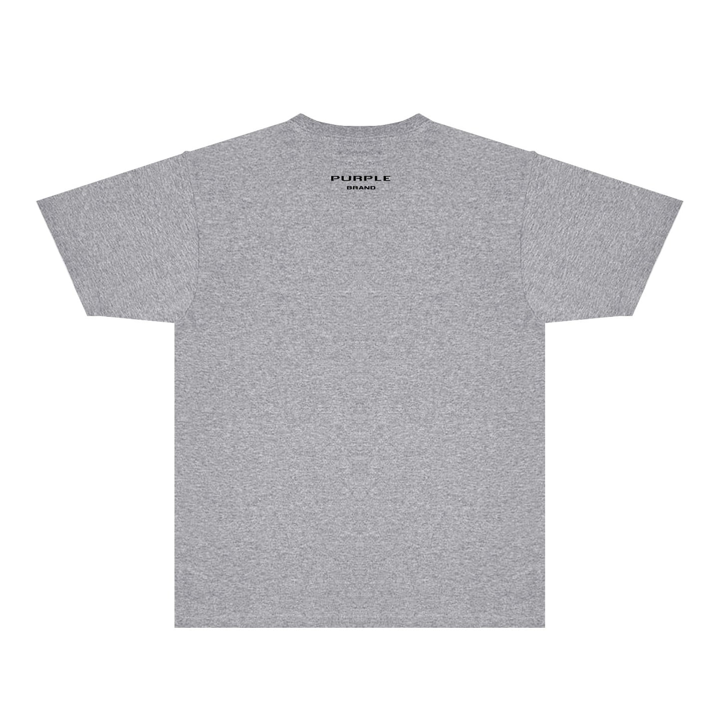 Purple Cutout Small Letter Graphic T-Shirt Short Sleeve Casual Streetwear Tee PUR127A