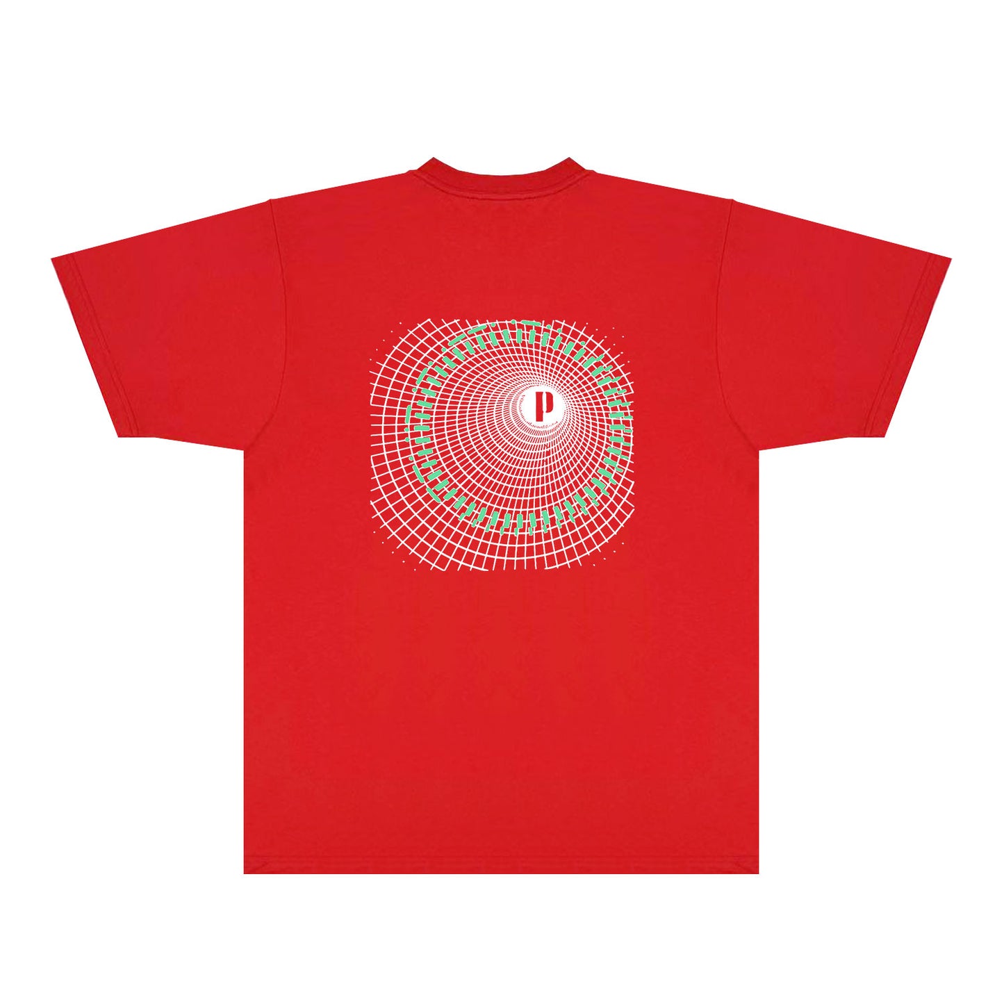 Purple Radio Grid Graphic T-Shirt Short Sleeve Casual Streetwear Tee PUR141