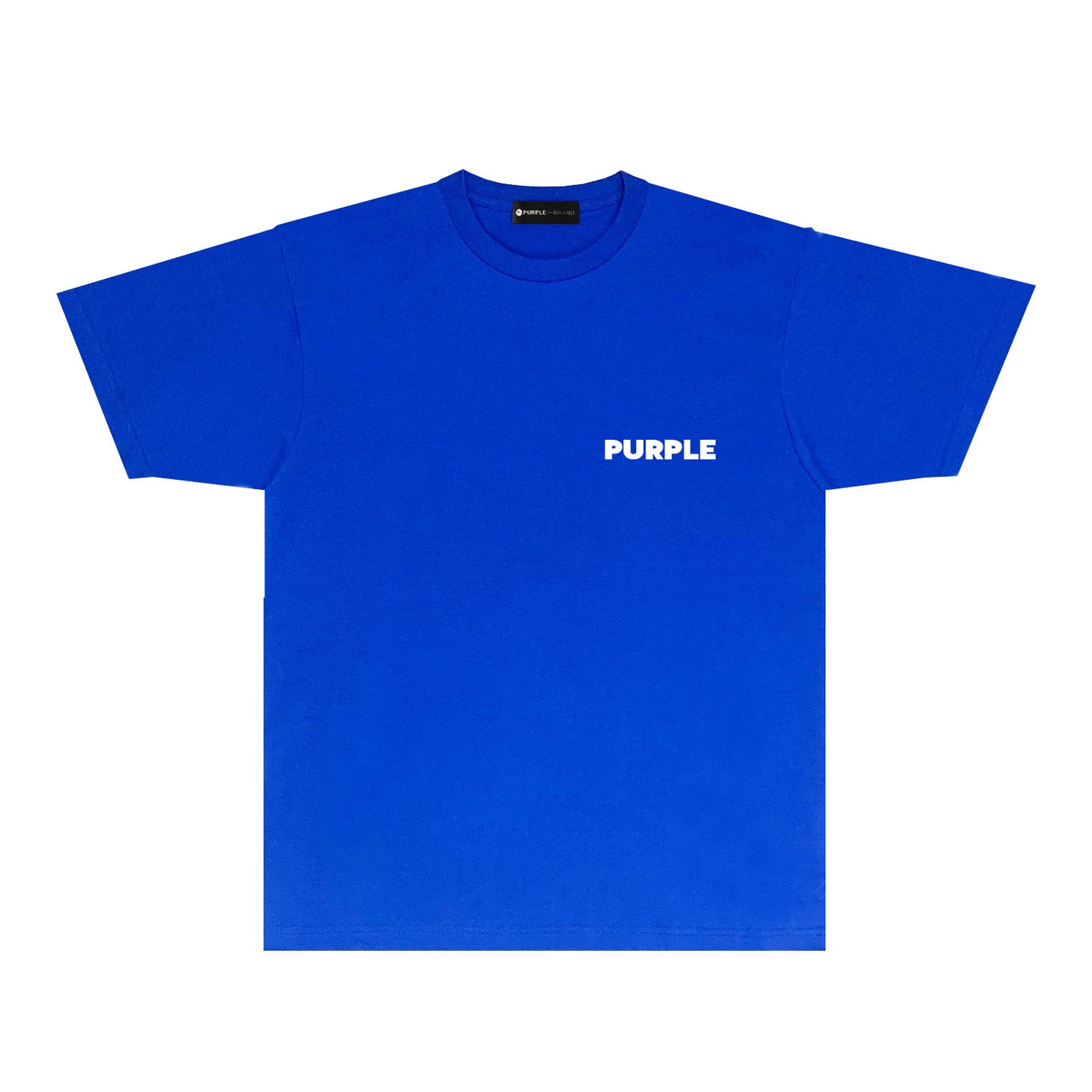 Purple Orange Face Graphic T-Shirt Short Sleeve Casual Streetwear Tee PUR151