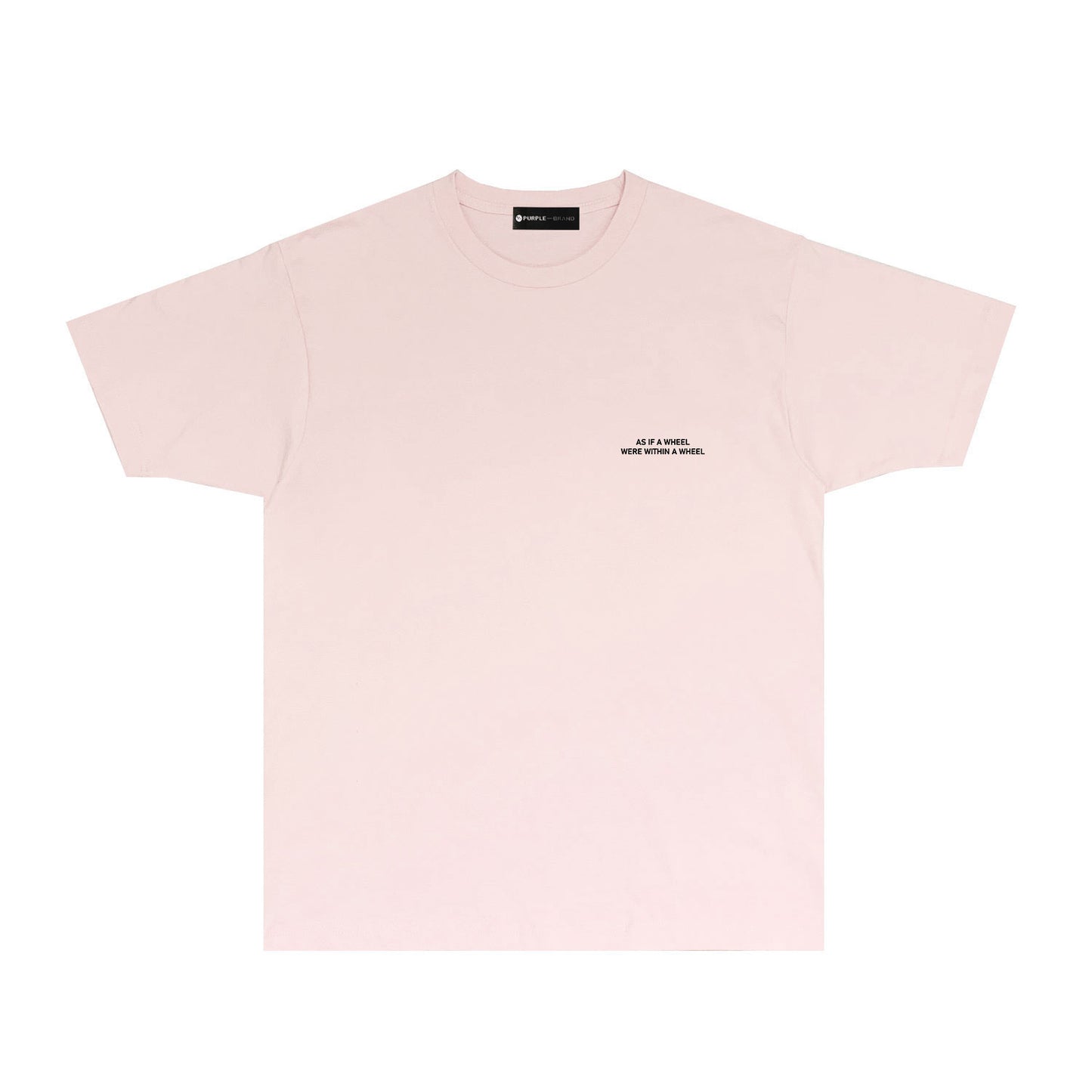 Purple Foggy Letter Graphic T-Shirt Short Sleeve Casual Streetwear Tee PUR154