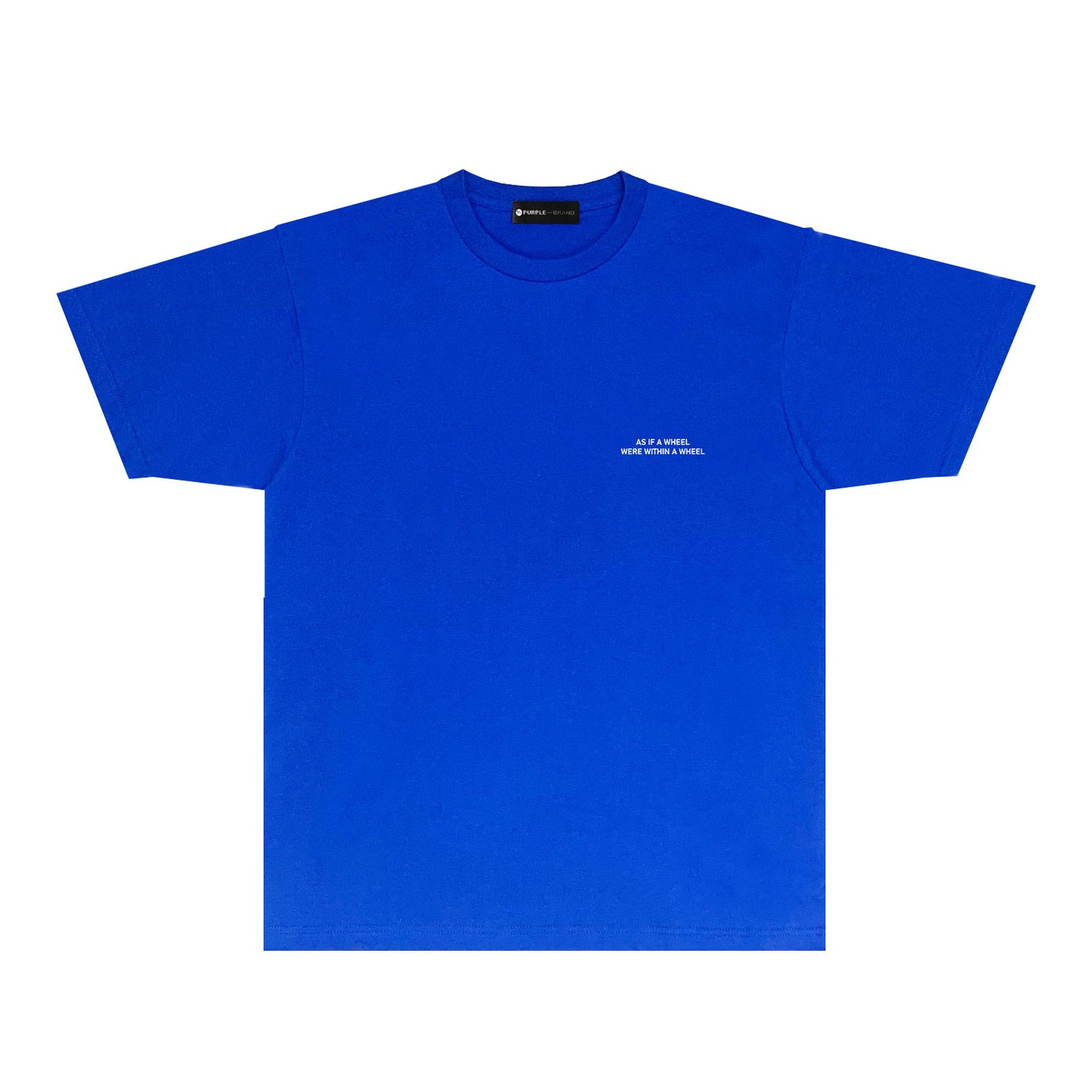 Purple Foggy Letter Graphic T-Shirt Short Sleeve Casual Streetwear Tee PUR154