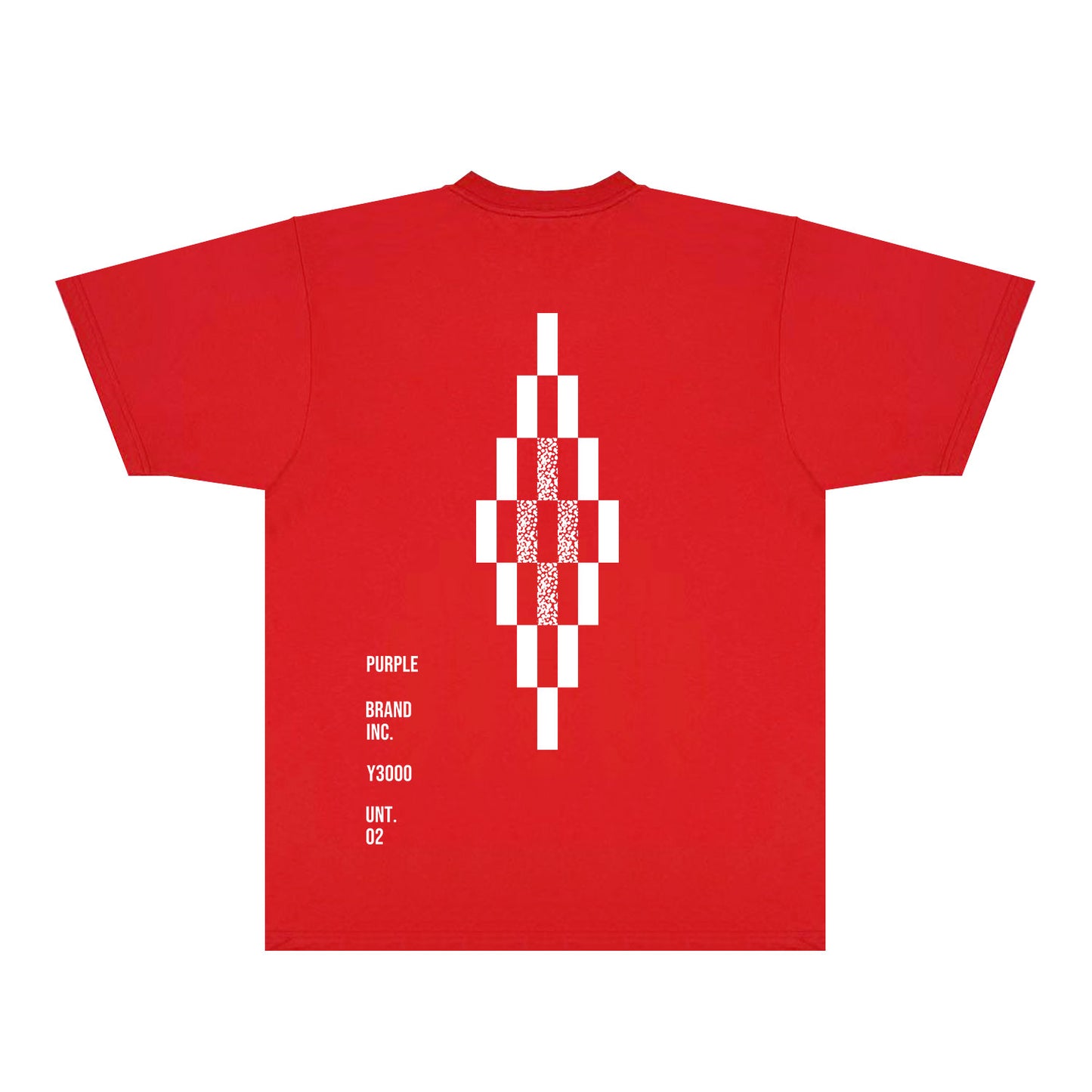 Purple Diamond Letter Graphic T-Shirt Short Sleeve Casual Streetwear Tee PUR157