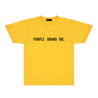 Purple Diamond Letter Graphic T-Shirt Short Sleeve Casual Streetwear Tee PUR157