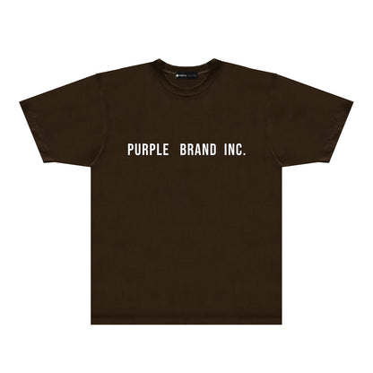 Purple Diamond Letter Graphic T-Shirt Short Sleeve Casual Streetwear Tee PUR157